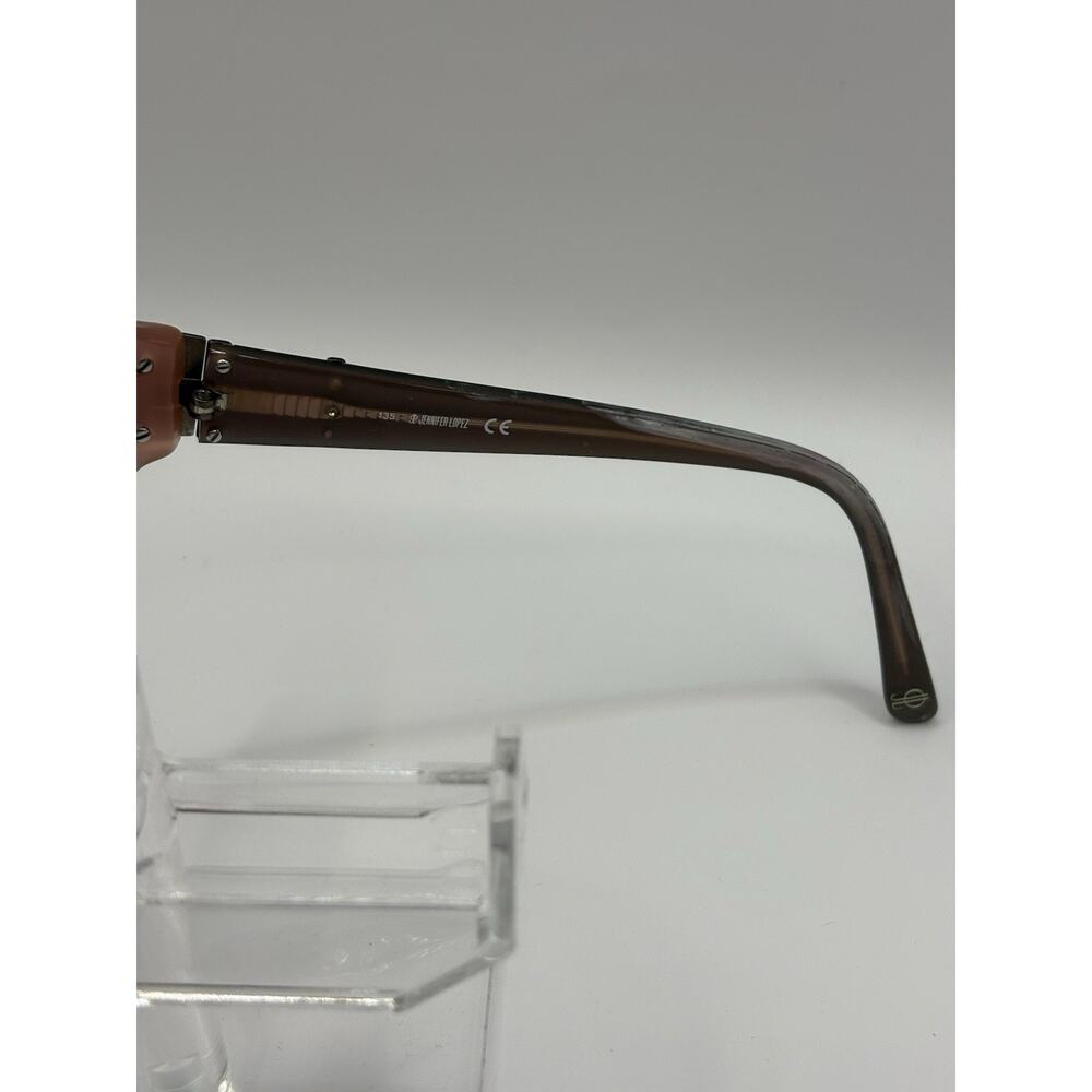 Jennifer Lopez Rectangular Glasses Brown Women 13… - image 3